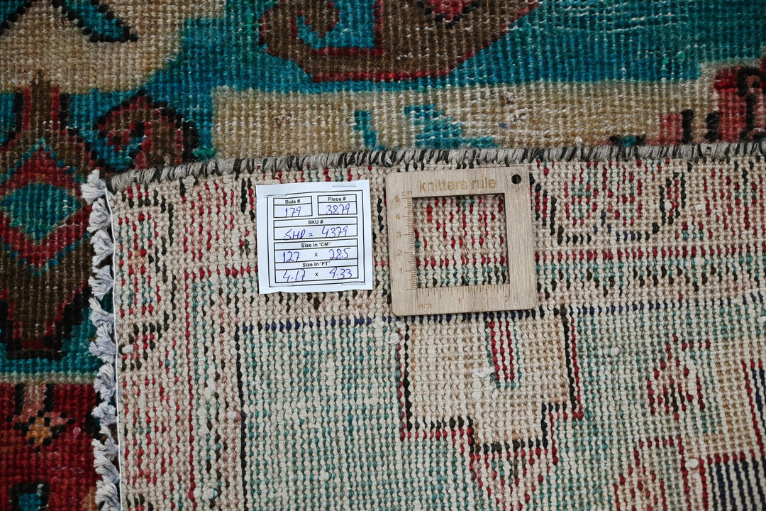 blue Medium rug 4' 2" x 9' 4"