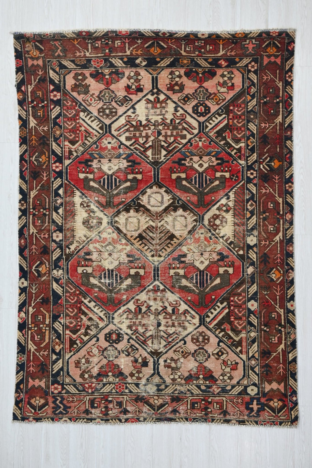 brown Medium rug 5' 0" x 7' 0"