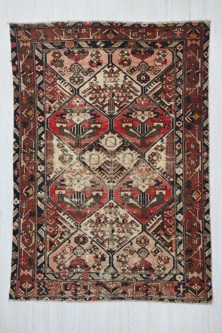 brown Medium rug 5' 0" x 7' 0"