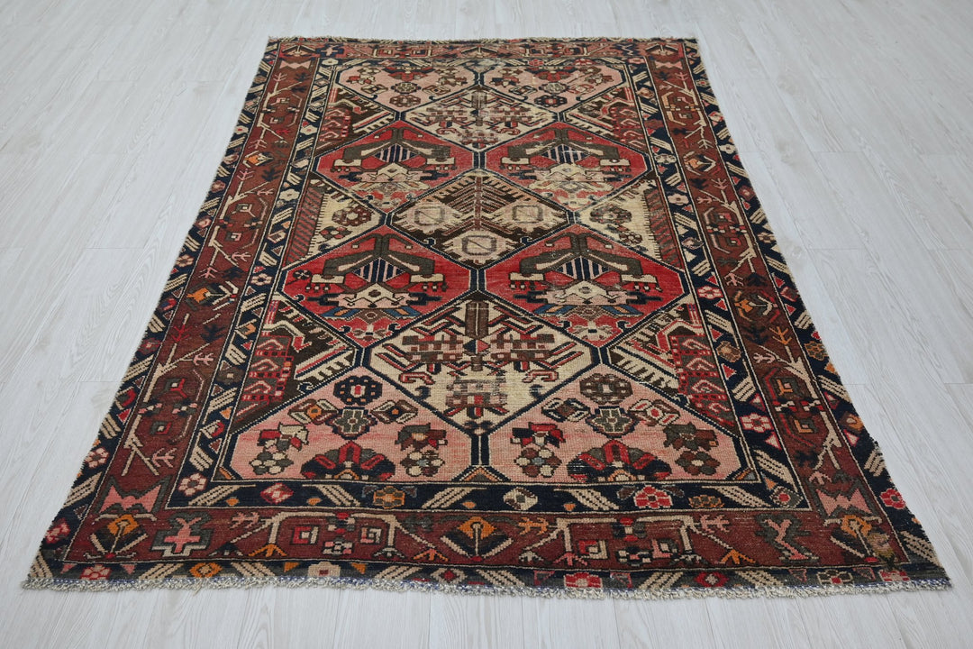 brown Medium rug 5' 0" x 7' 0"