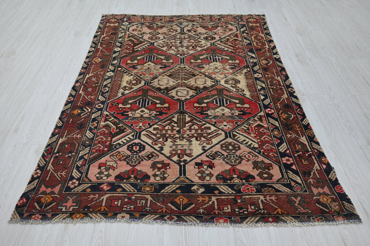 brown Medium rug 5' 0" x 7' 0"