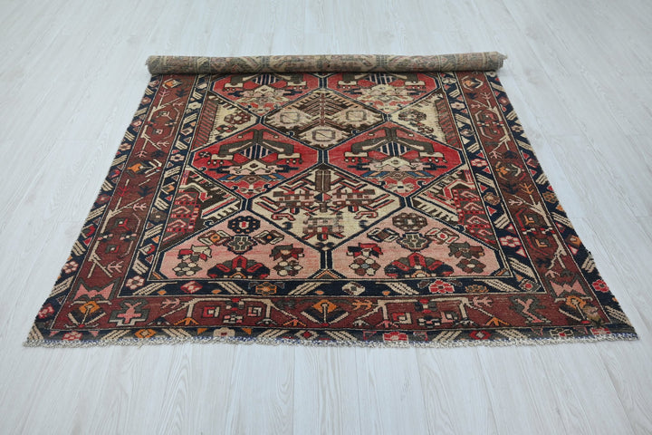 brown Medium rug 5' 0" x 7' 0"