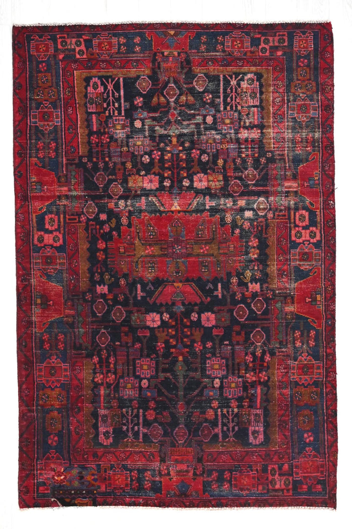 blue Medium rug 5' 1" x 8' 4"