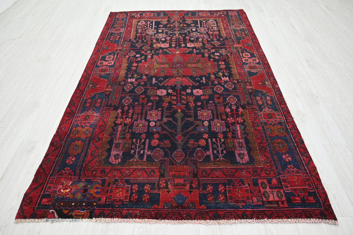 blue Medium rug 5' 1" x 8' 4"