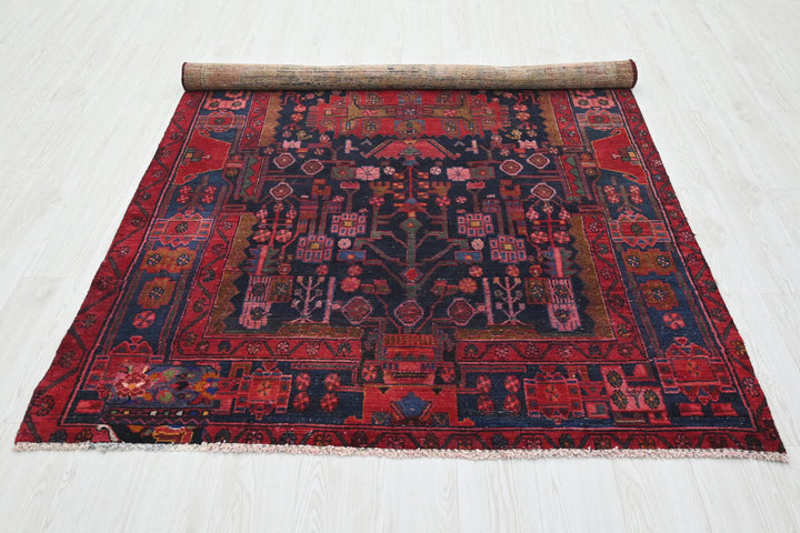 blue Medium rug 5' 1" x 8' 4"