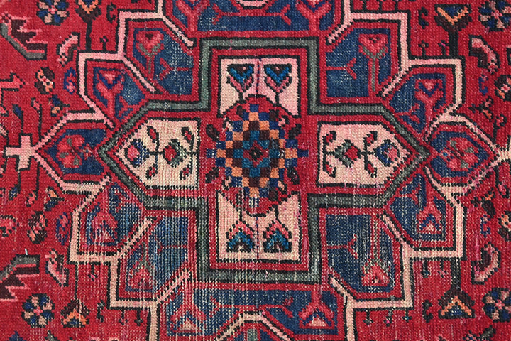 red Medium rug 3' 10" x 8' 8"