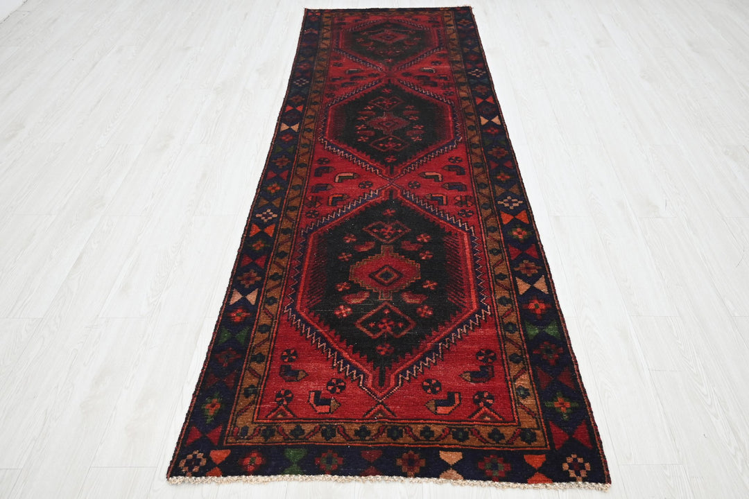 red Runner rug 3' 1" x 9' 2"