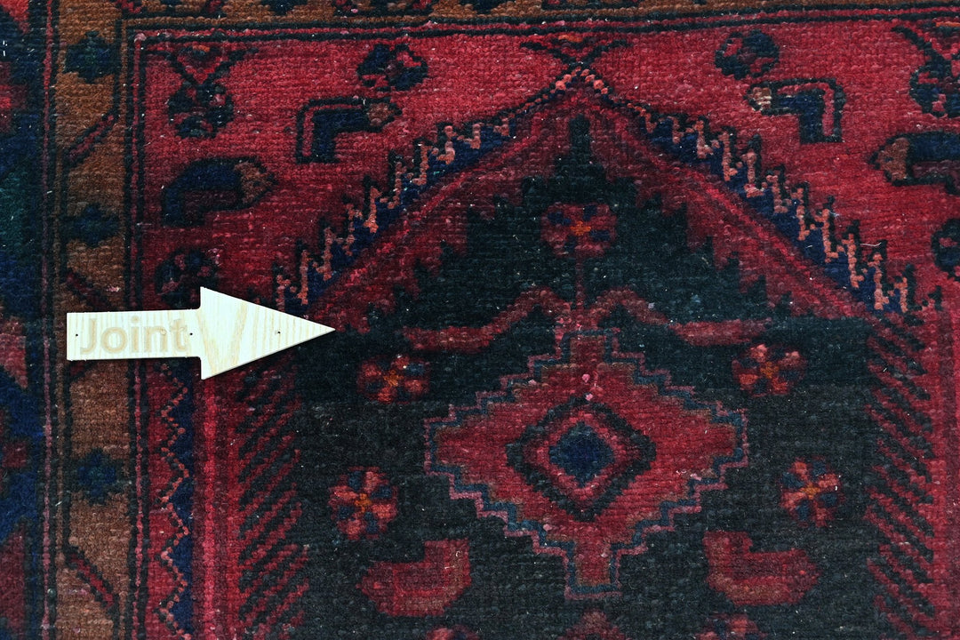 red Runner rug 3' 1" x 9' 2"