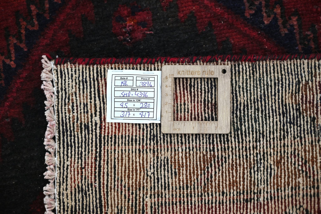 red Runner rug 3' 1" x 9' 2"