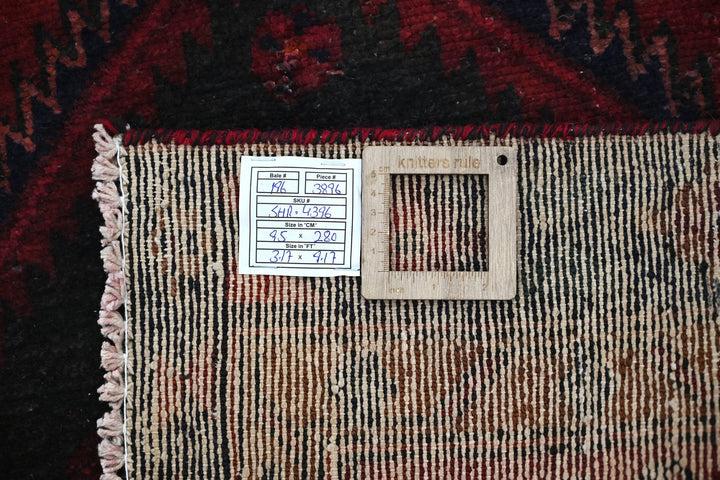 red Runner rug 3' 1" x 9' 2"