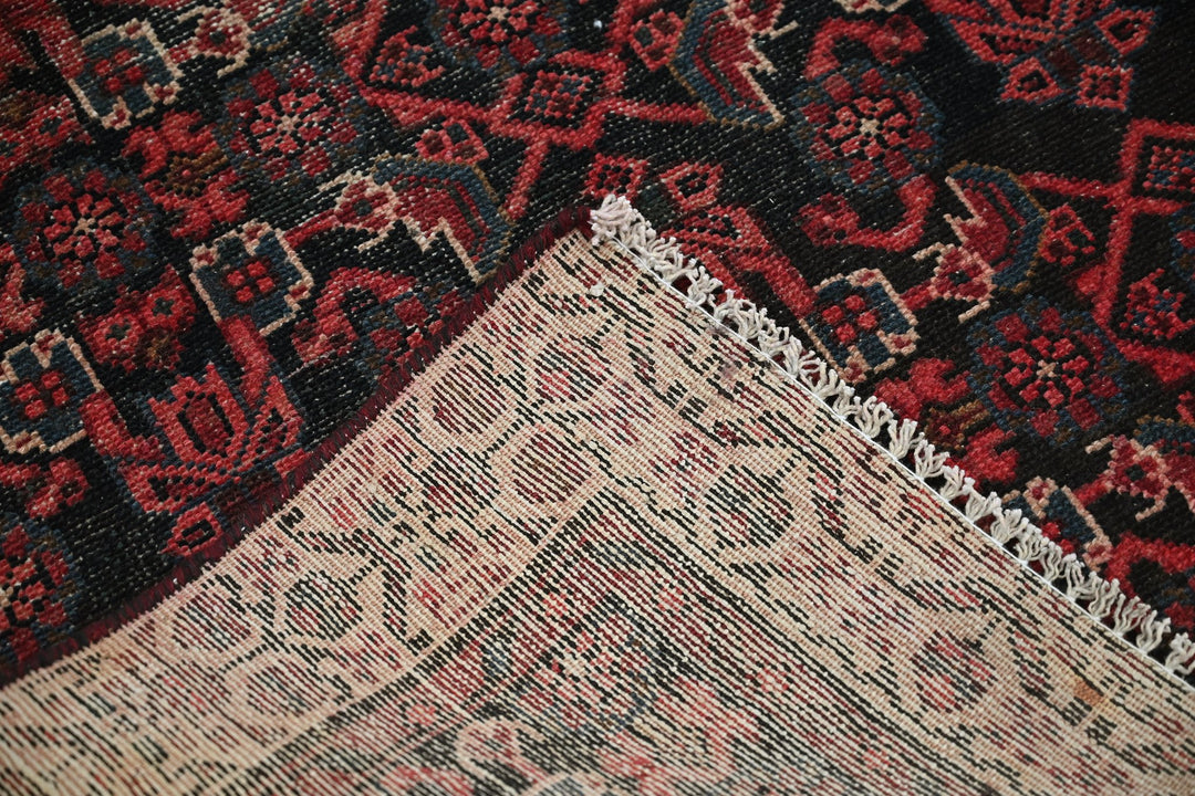 black Runner rug 3' 1" x 9' 10"