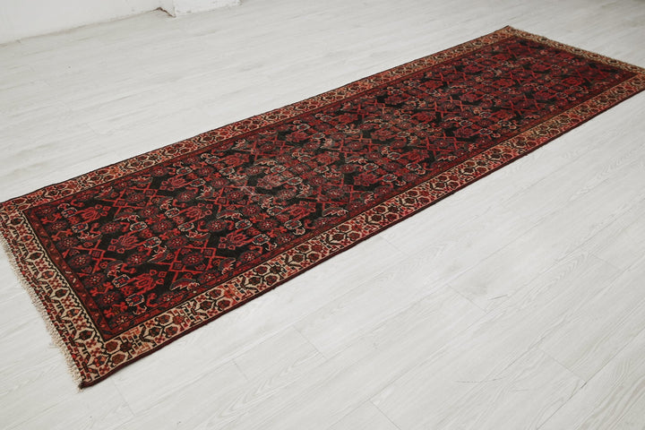 black Runner rug 3' 1" x 9' 10"