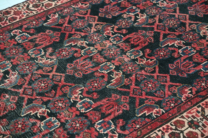 black Runner rug 3' 1" x 9' 10"