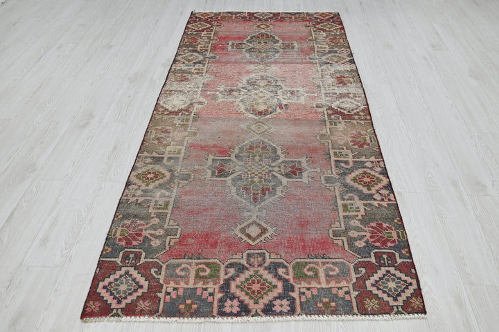 red Medium rug 3' 8" x 8' 7"