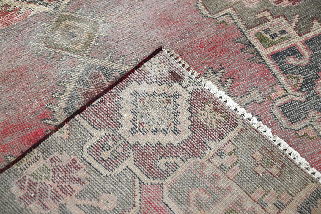red Medium rug 3' 8" x 8' 7"