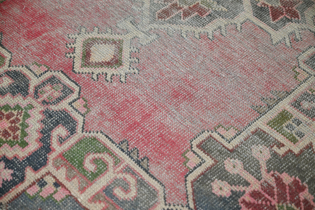red Medium rug 3' 8" x 8' 7"