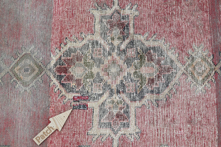 red Medium rug 3' 8" x 8' 7"