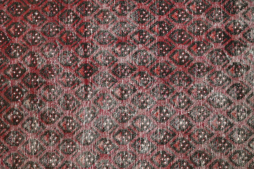 red Medium rug 3' 8" x 8' 9"