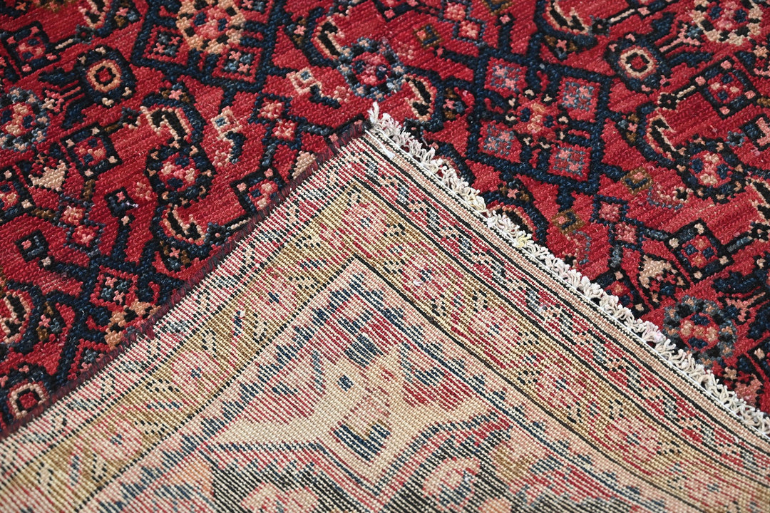 red Medium rug 3' 10" x 7' 0"