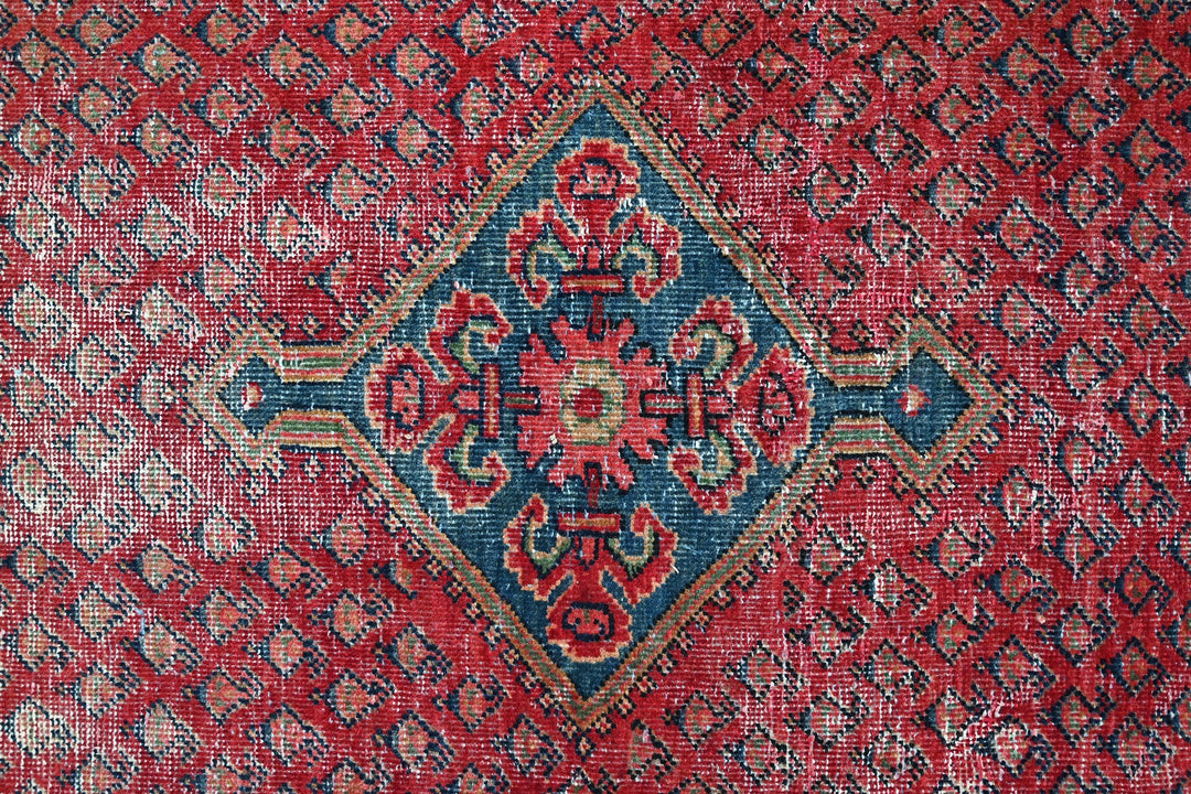 red Accent rug 3' 8" x 6' 3"