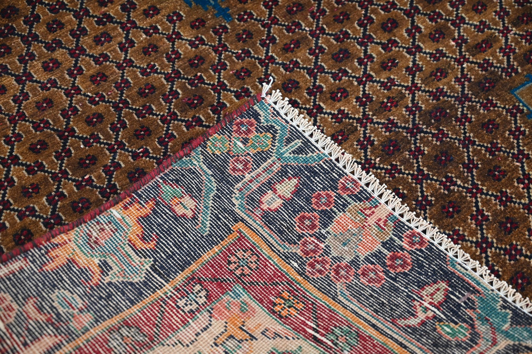 brown Medium rug 4' 6" x 9' 0"