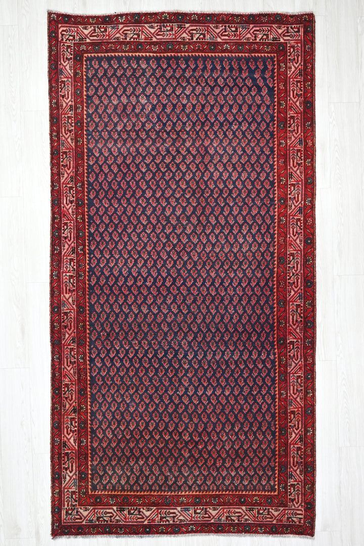 blue Medium rug 4' 4" x 9' 0"