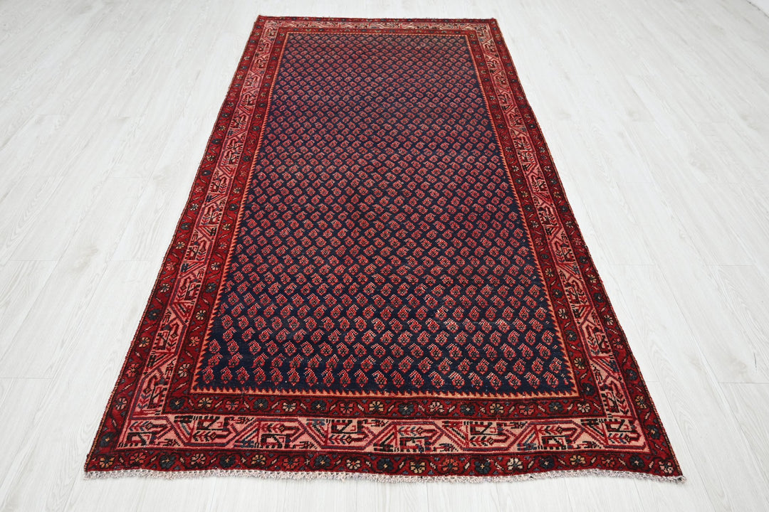 blue Medium rug 4' 4" x 9' 0"