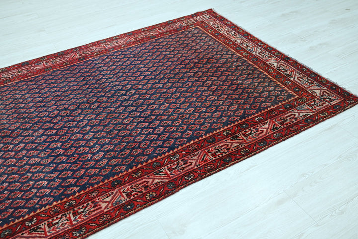 blue Medium rug 4' 4" x 9' 0"