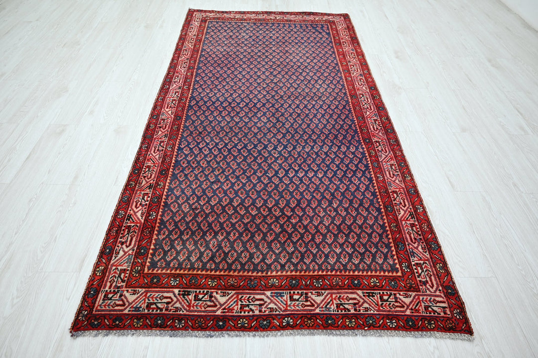 blue Medium rug 4' 4" x 9' 0"