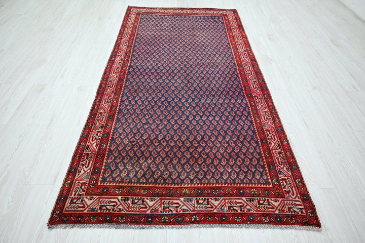 blue Medium rug 4' 4" x 9' 0"