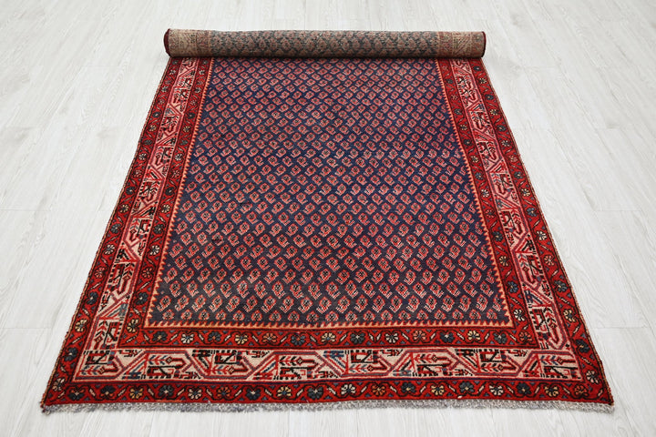 blue Medium rug 4' 4" x 9' 0"