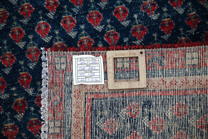 blue Medium rug 5' 2" x 6' 6"