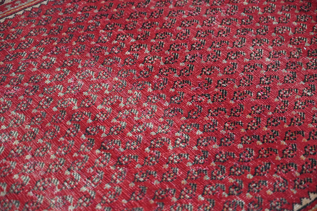 red Accent rug 3' 5" x 6' 0"