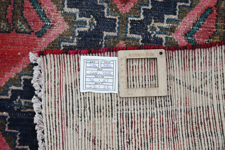 red Runner rug 2' 6" x 5' 6"