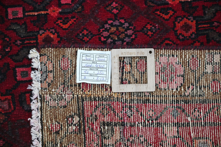 red Runner rug 2' 11" x 8' 2"