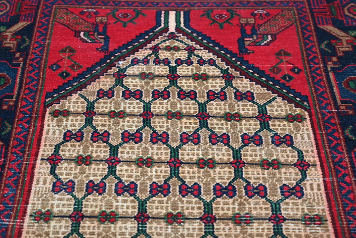brown Runner rug 3' 4" x 10' 4"