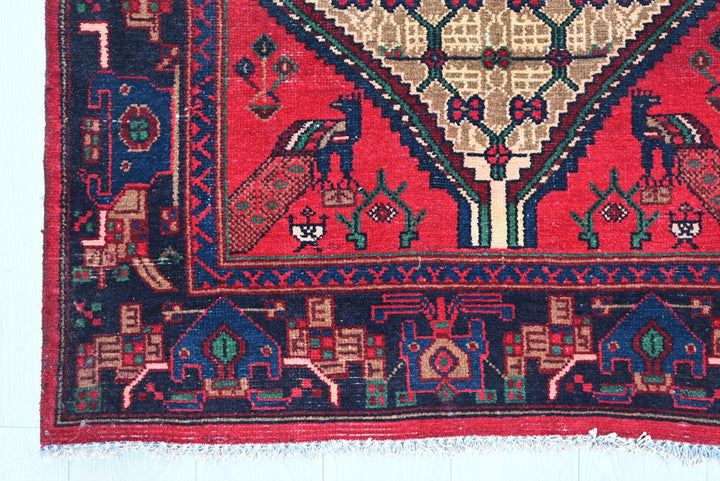 brown Runner rug 3' 4" x 10' 4"