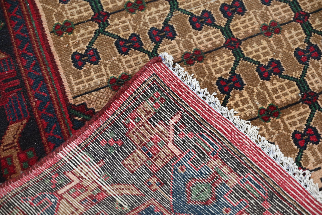 brown Runner rug 3' 4" x 10' 4"