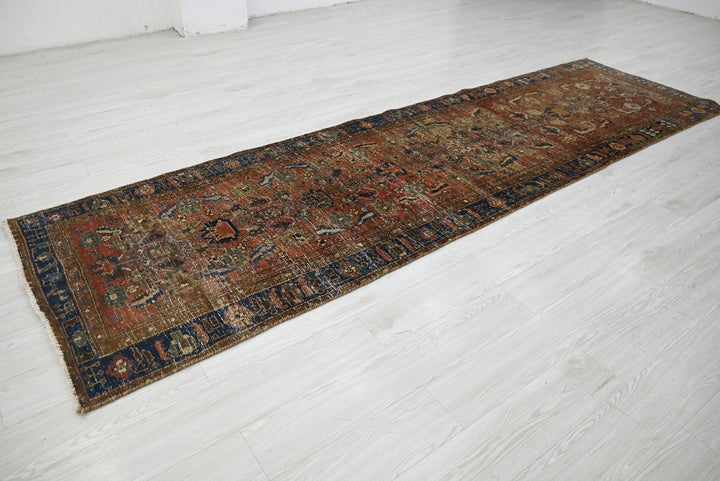 red Runner rug 3' 2" x 11' 3"