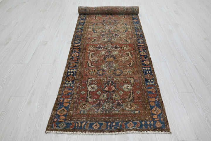 red Runner rug 3' 2" x 11' 3"