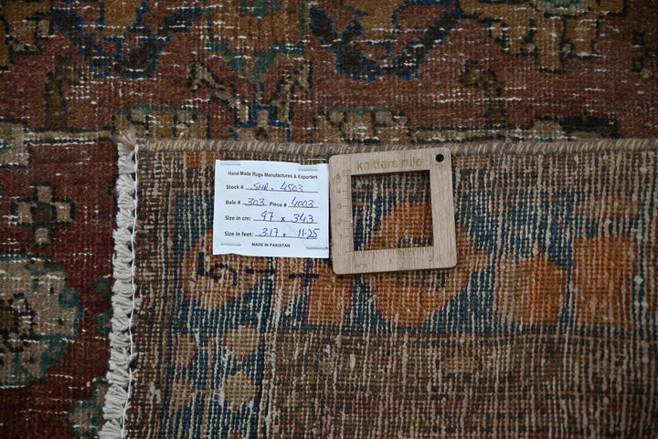 red Runner rug 3' 2" x 11' 3"