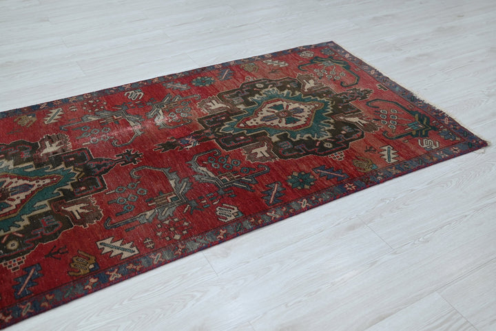 red Runner rug 3' 2" x 10' 2"