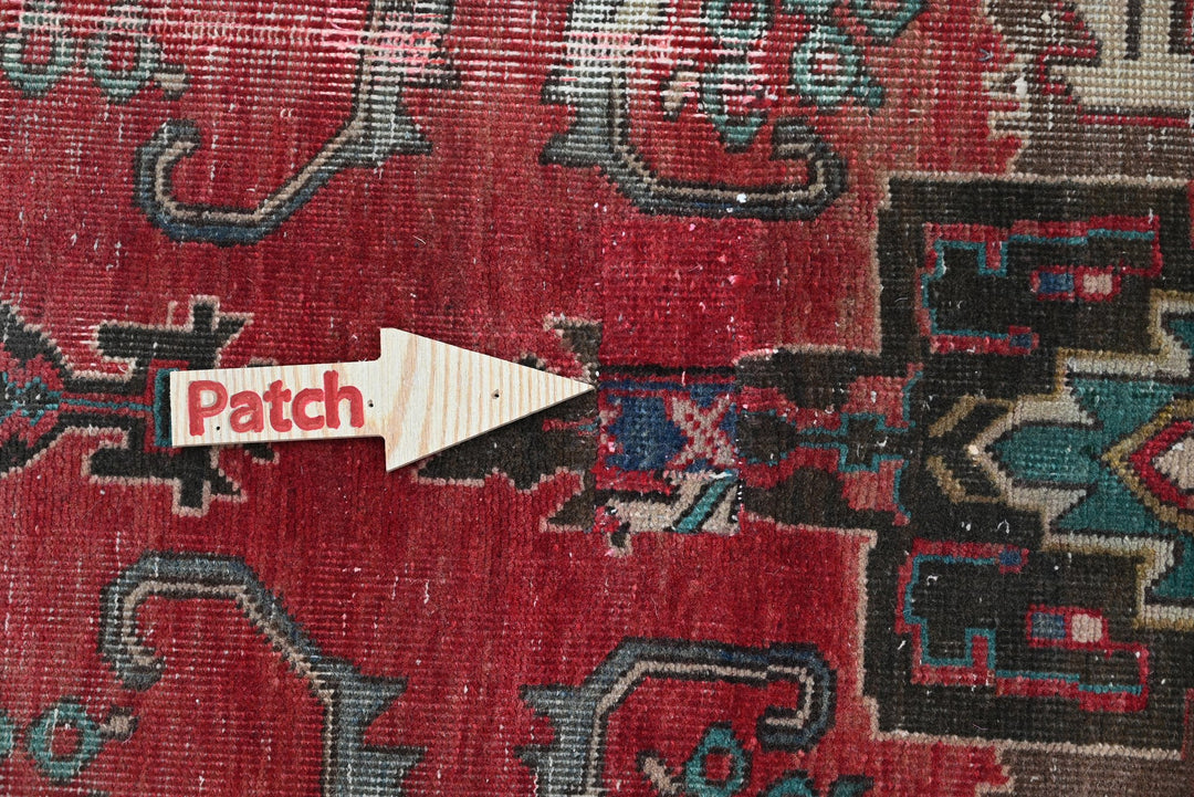 red Runner rug 3' 2" x 10' 2"