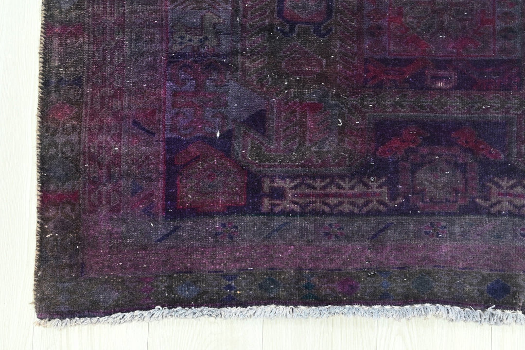 purple Medium rug 3' 6" x 7' 3"