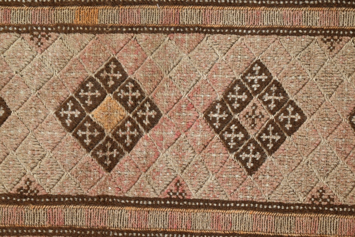 brown Runner rug 1' 11" x 8' 6"