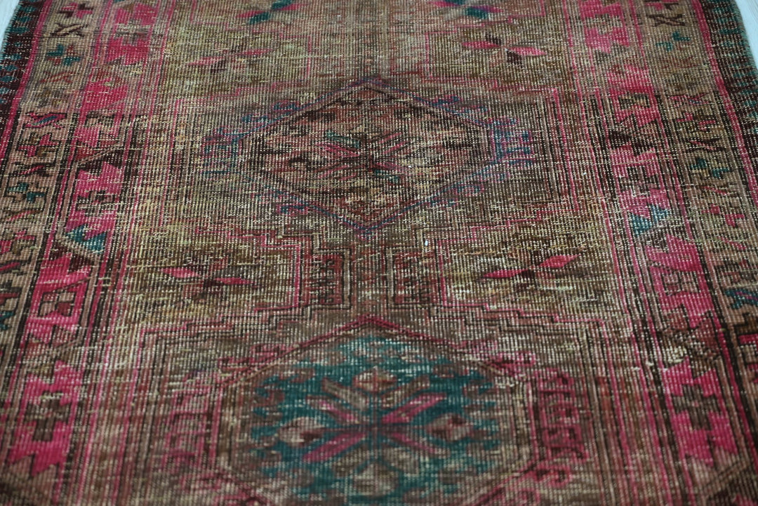 brown Runner rug 3' 3" x 10' 6"