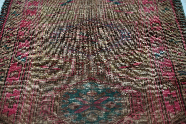 brown Runner rug 3' 3" x 10' 6"