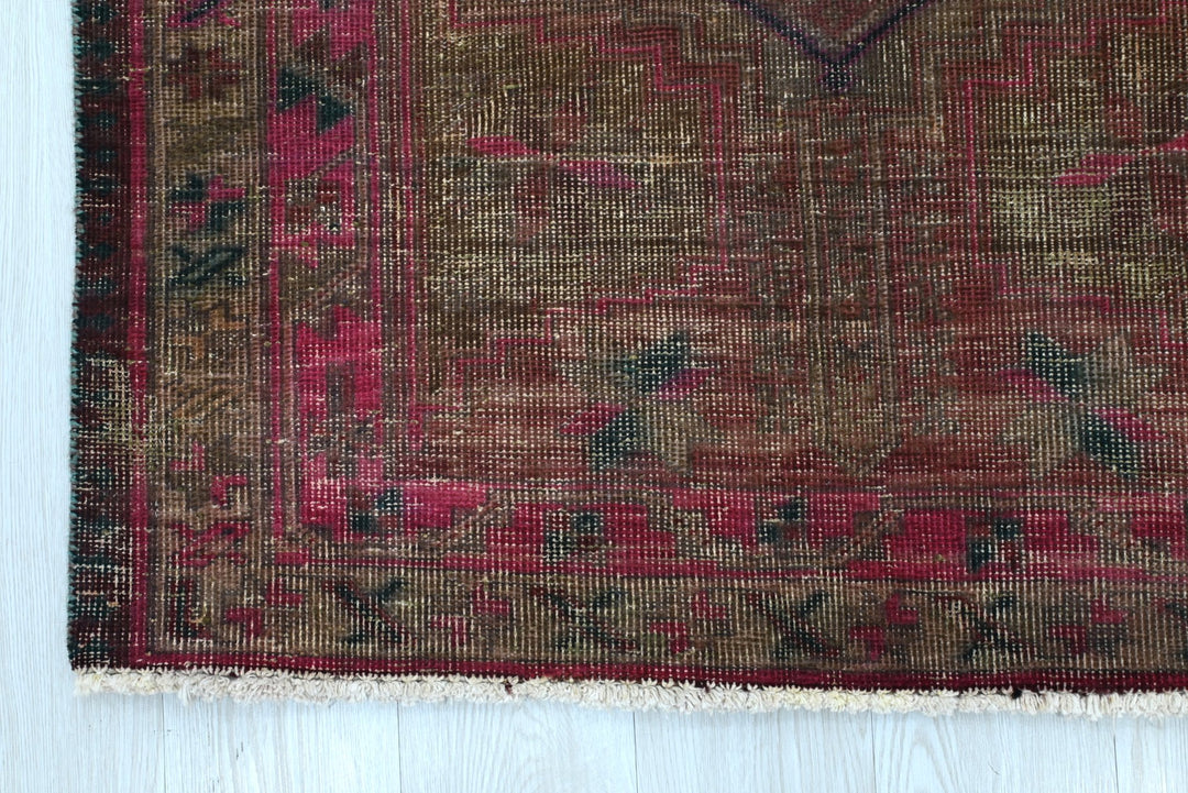 brown Runner rug 3' 3" x 10' 6"