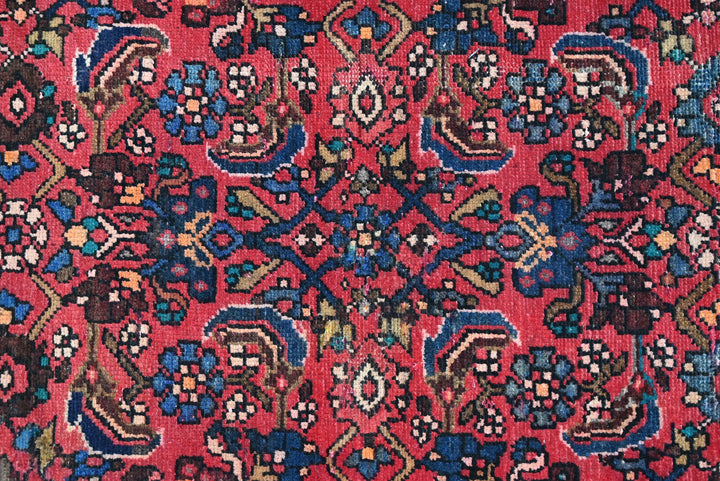 red Medium rug 3' 3" x 7' 4"