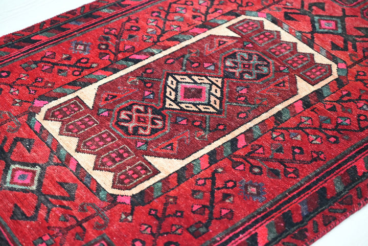 red Runner rug 3' 1" x 9' 2"